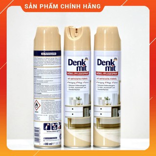 [GIÁ SỈ] Chai xịt dung dịch vệ sinh đồ nội thất DENKMIT 400ml [HÀNG ĐỨC]