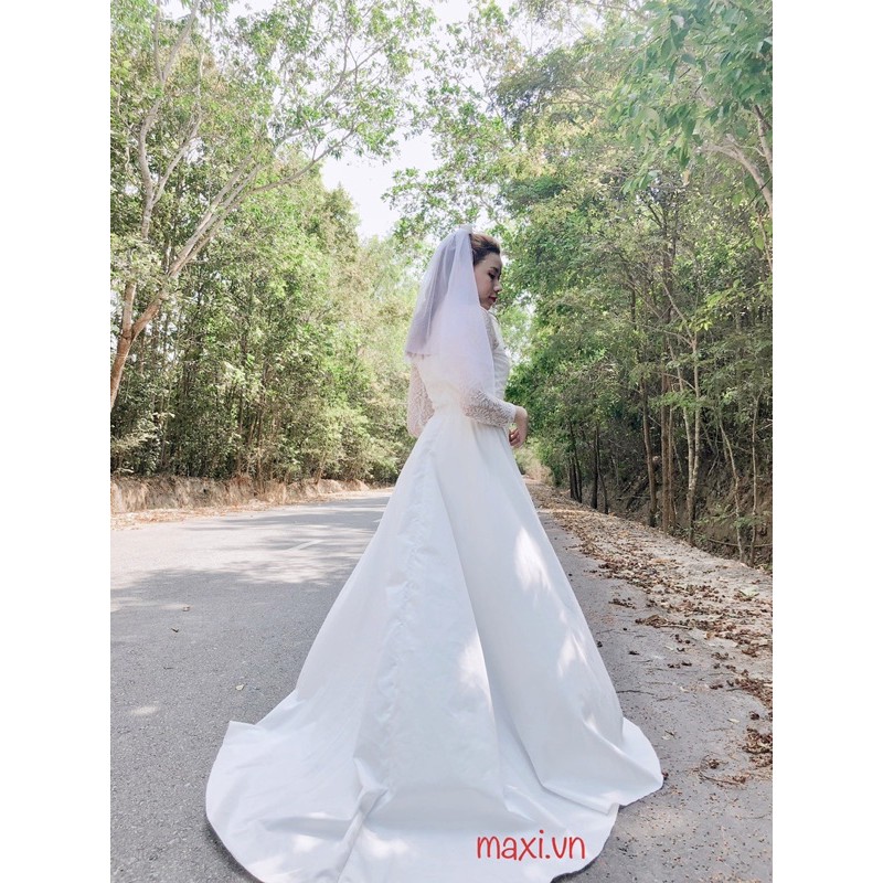 Đầm maxi trăng, dạ hội sang trọng - Cam kết Hình thật Sp xưởng chụp | BigBuy360 - bigbuy360.vn