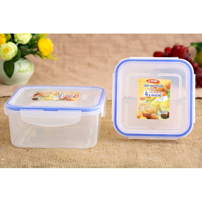 Hộp trữ đông thực phẩm 4 khóa cao cấp 2242 HSL