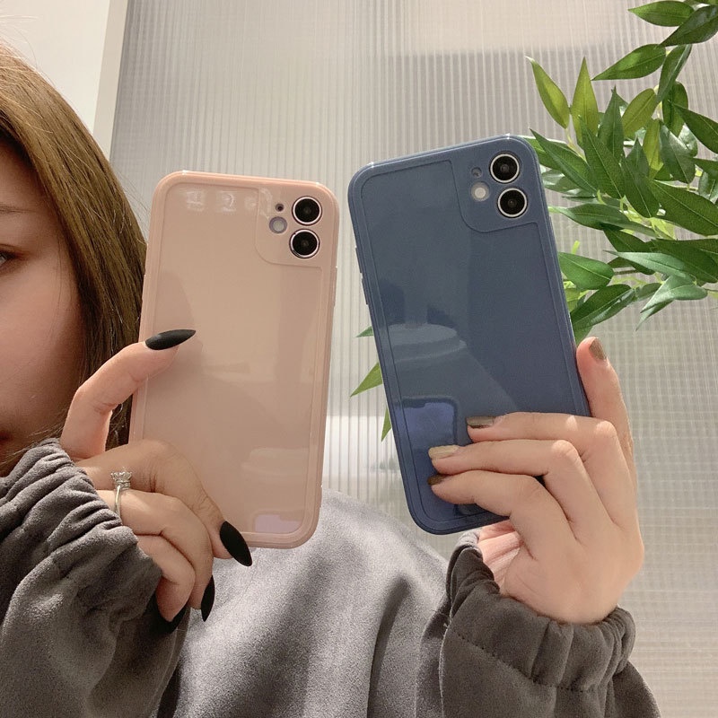 OPPO RENO 5 PRO A55 5G A93 CHN A72 5G RENO 4S E A8 A31 2020 A9 F11 phone case Smooth feel TPU White green black gray pink