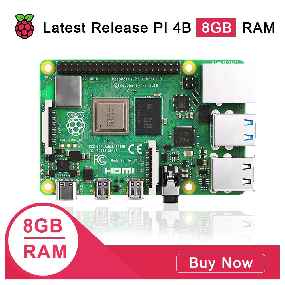 Raspberry Pi 4 Model B 2019 – 8GB RAM