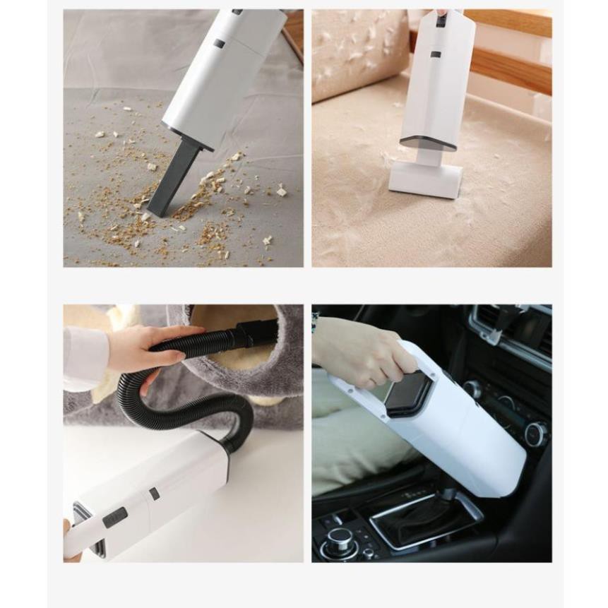 STHA- Máy hút lông chó mèo thú cưng không dây-máy hút bụi mini (BH 6 tháng) làm sạch xe hơi 3 đầu hút