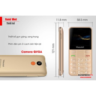 Điện thoại người già Masstel Fami việt