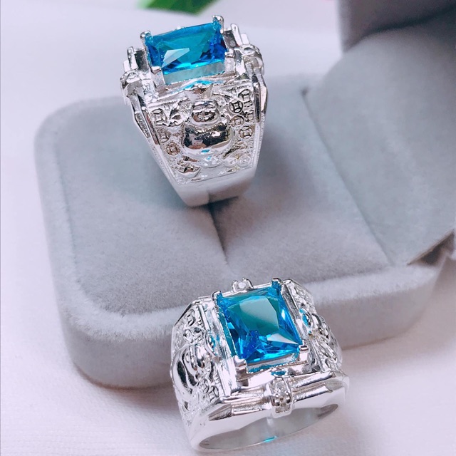 NHẪN NAM BẠC ITALY CAO CẤP 925 KHÔNG PHAI MÀU