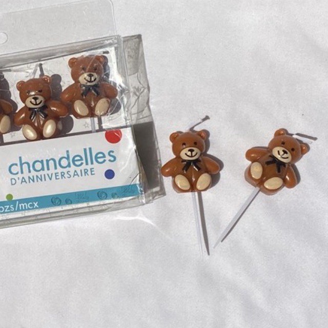 NẾN HÌNH GẤU NÂU (sản phẩm có chút lỗi do quá trình vận chuyển)