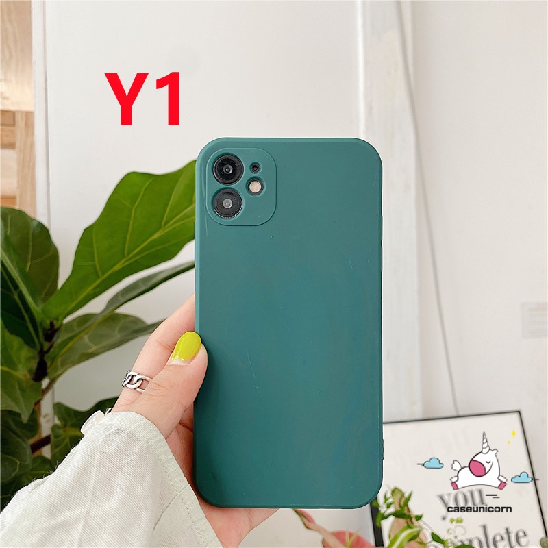 Ốp điện thoại viền TPU mềm màu trơn bảo vệ cho Xiaomi Redmi 10 9A 9 Mi 11 Lite 11Lite