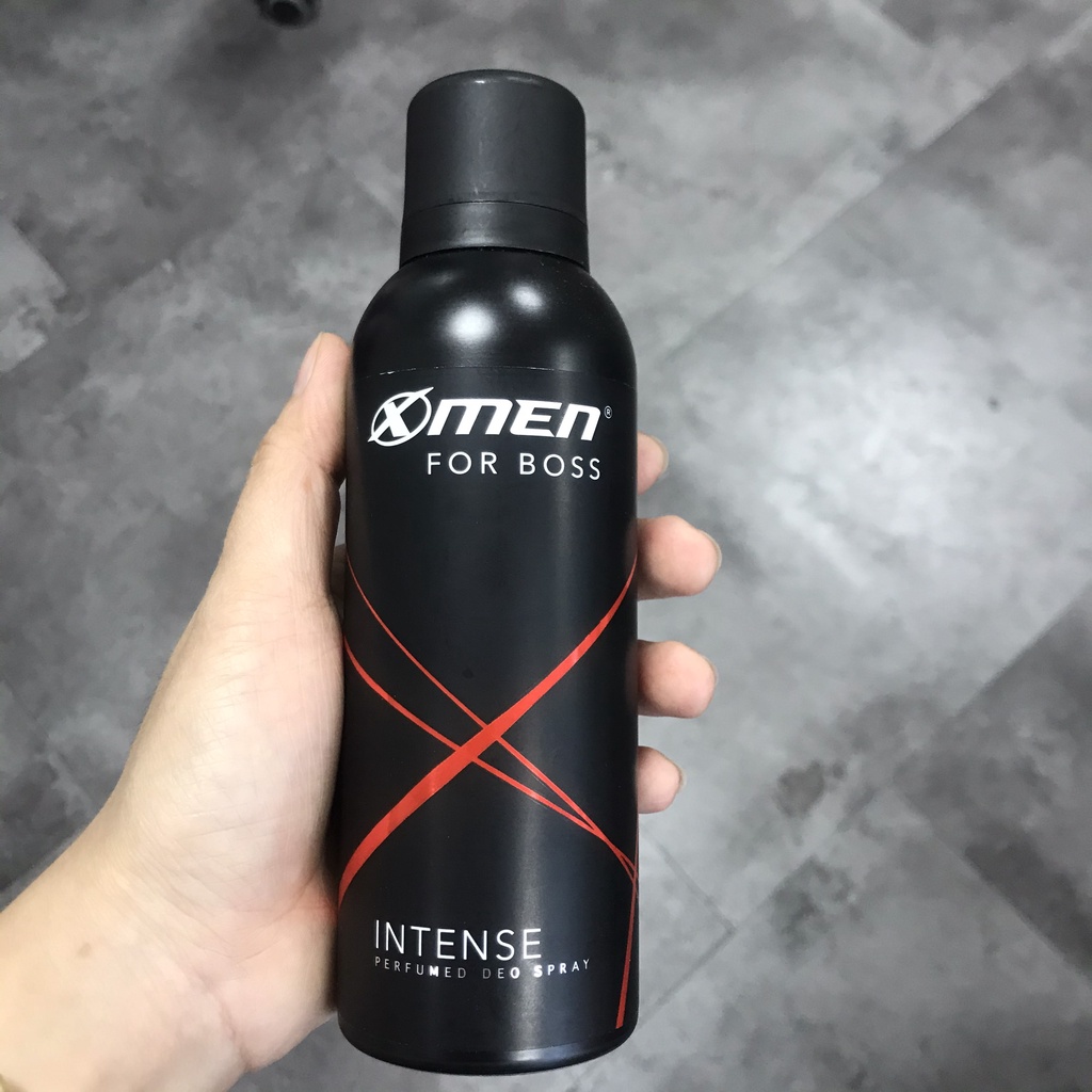 Xịt khử mùi nam X men Xịt thơm body Xmen For Boss Intense  Sịt khử mùi 150ml  1 chai