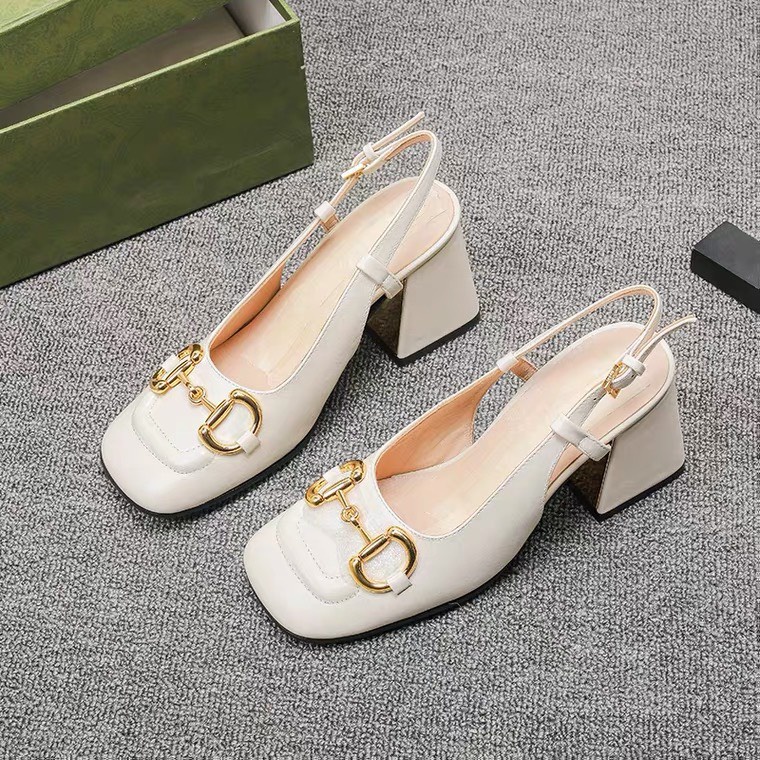 FREE SHIP Giày Sandal nữ gót 7p gót gương vàng cực đẹp 009