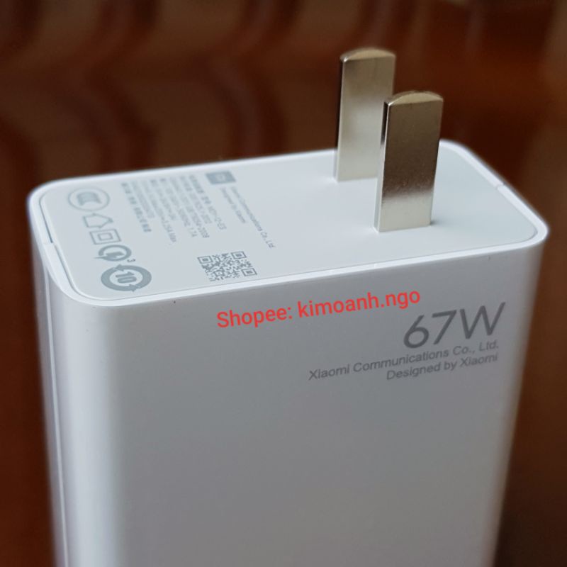 Bộ Sạc Nhanh 67W Xiaomi Redmi, Poco New Seal.
