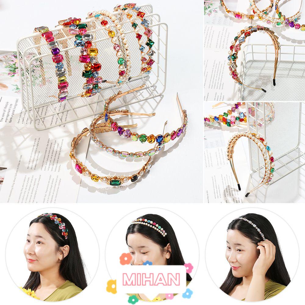 MIHAN1 New Pearl Hair Band Elegant Head Wrap|Headband Luxury Fashion Baroque Style Party Jewelry Gifts