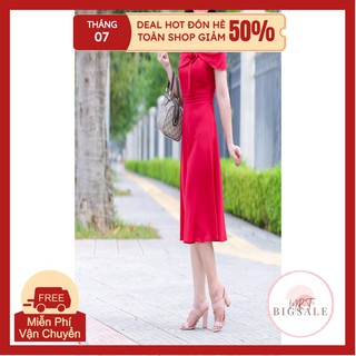 Đầm trễ vai cổ lưới sang trọng - bigsale_women