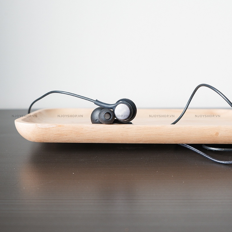 Tai Nghe Nhét Tai Akg S8 Chân Cắm 3.5 Mm Kèm Bộ Núm Có Mic Hỗ Trợ Bass Ấm Chơi Game Chuyên Dụng Njoyshop