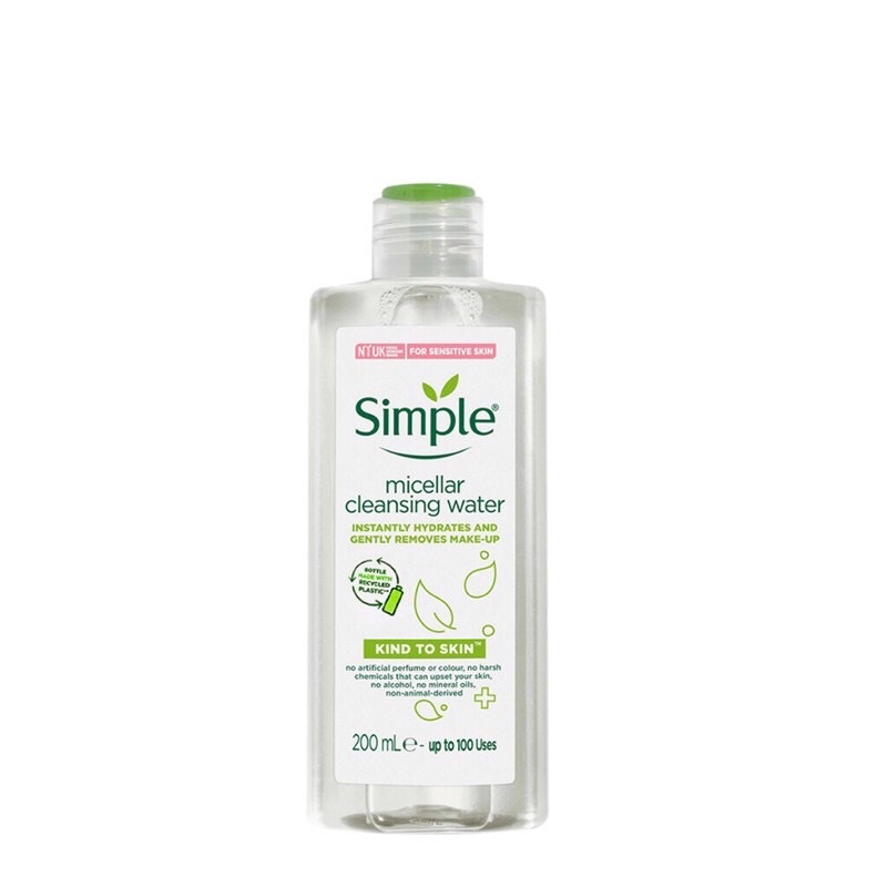 Nước tẩy trang Simple Micellar Cleansing Water