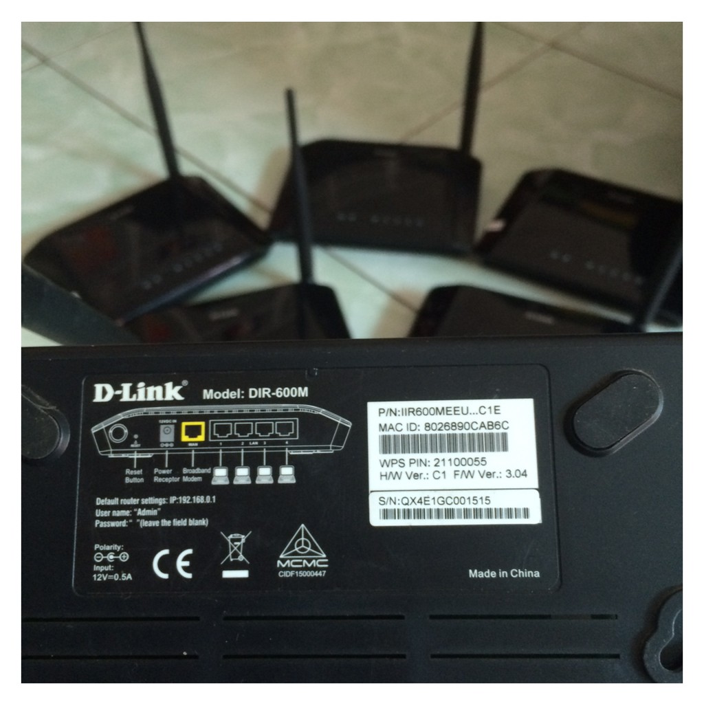 Thiết bị Router Wifi D-Link DIR 600M Hàng Cũ, Đẹp, Nguồn Zin