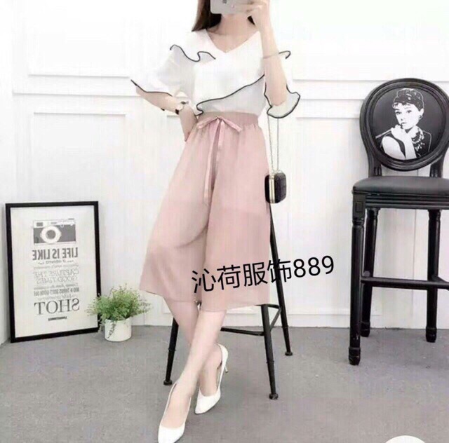 Quần giả váy dáng Culottes hàng sị Quảng Châu ( bán xả lẻ = sỉ )