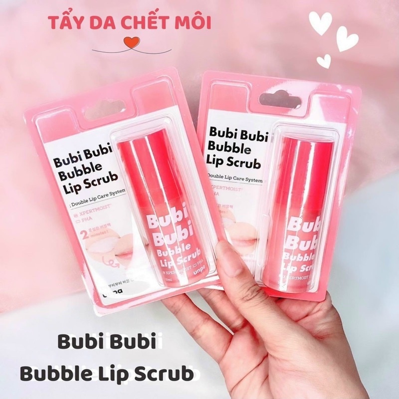 tẩy da chết môi BUBI BUBI BUBBLE LIP
