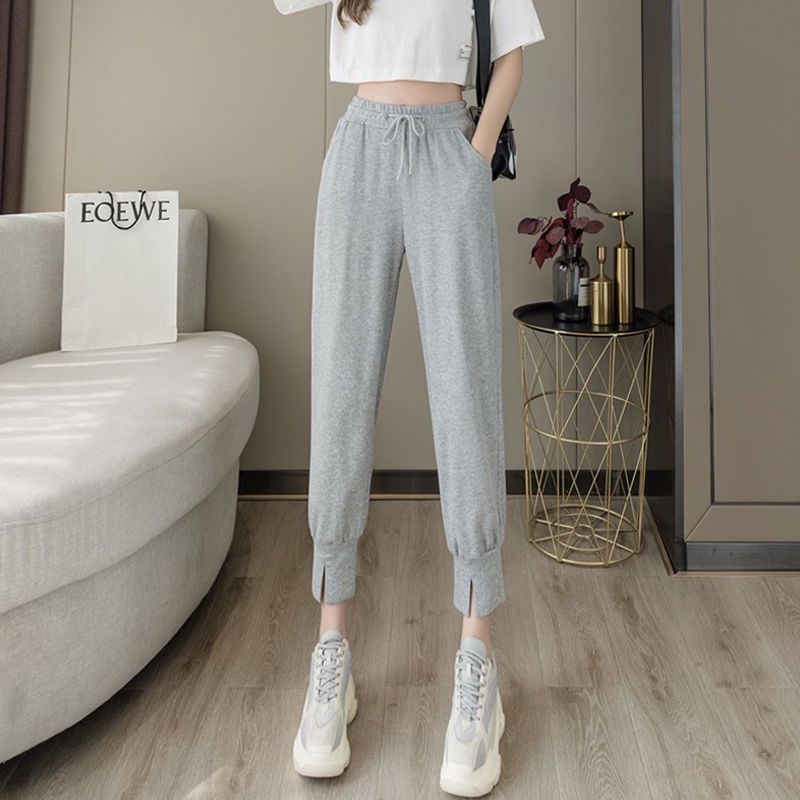 Plus Quần Harem Màu Xám Kiểu Dáng Trẻ Trung Năng Động