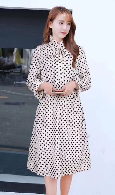 Đầm suông chấm bi | BigBuy360 - bigbuy360.vn