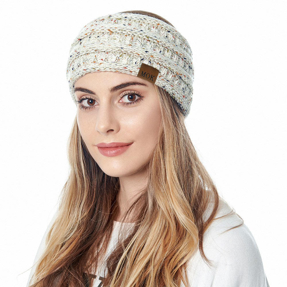 (Hàng Mới Về) Băng Đô Len Mềm Co Giãn Giữ Ấm Tai Thời Trang Cho Nữ