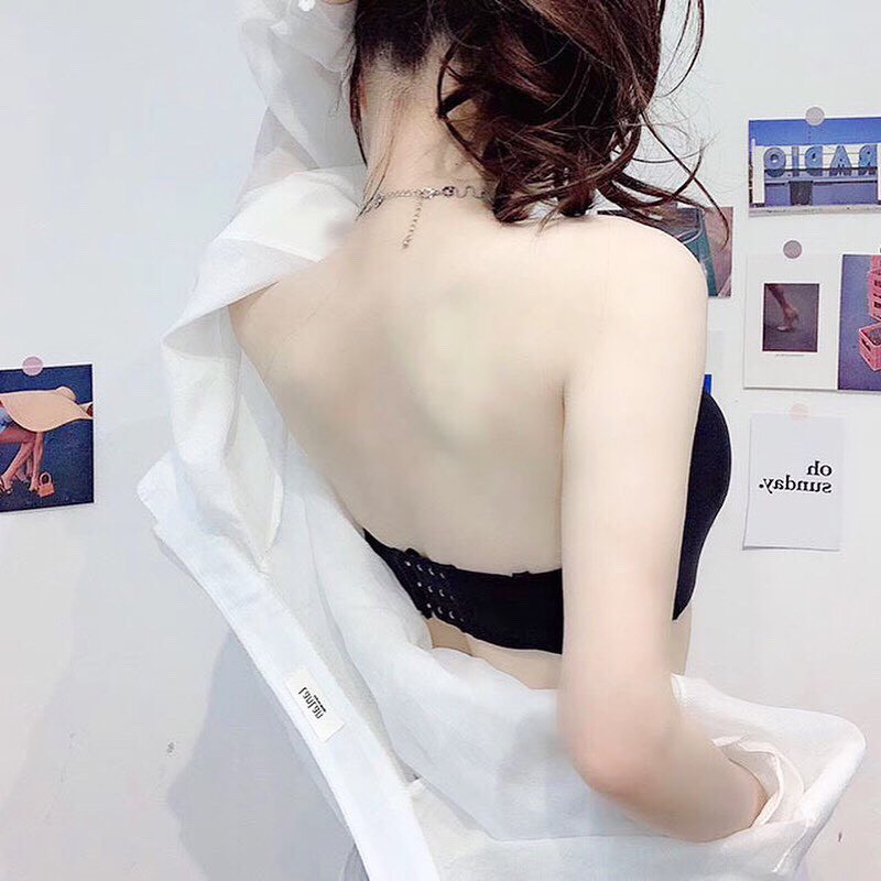 Áo ngực su chống tụt dây tháo rời đẩy ngực cup ngang Basic - mặc 2 kiểu áo lót thường và áo quây