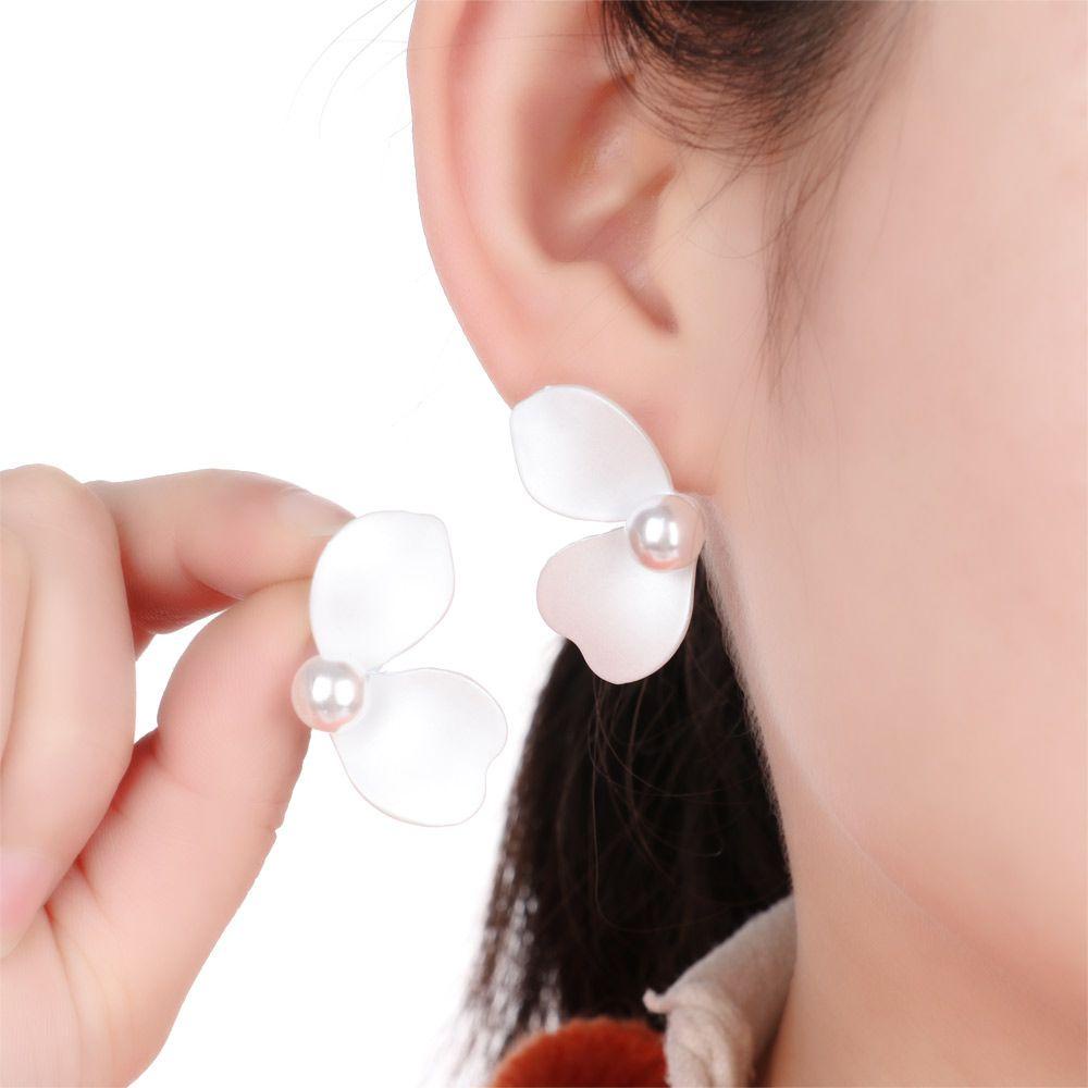 PINEVN Khuyên Tai Hình Tam Giác / Hoa Trái Tim Thời Trang Mùa Xuân Xinh Xắn