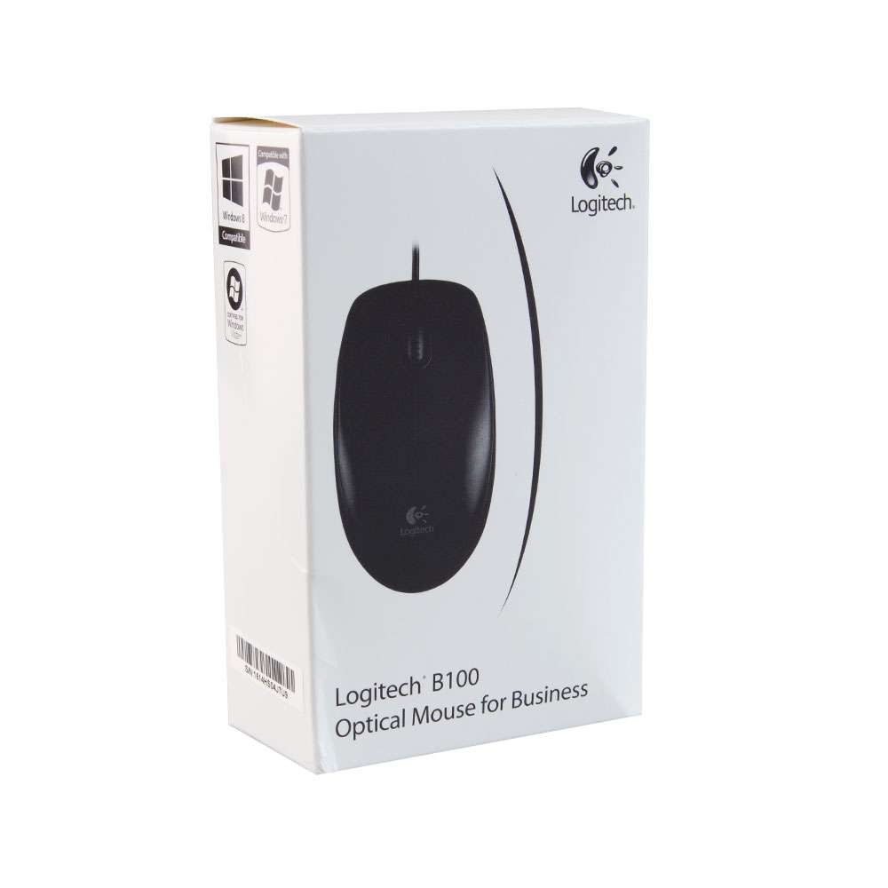 Chuột dây Logitech B100 | Chính Hãng | Giá Rẻ | Bảo Hành 36 Tháng