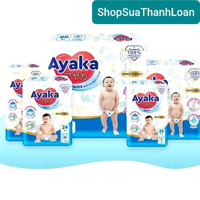 TÃ QUẦN  AYAKA SIZE M 30 MIẾNG