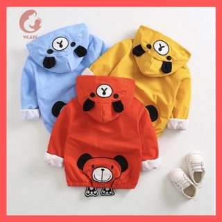 ÁO KHOÁC gió  CHO BÉ IN GẤU NGỘ NGHĨNH rẻ nhất
