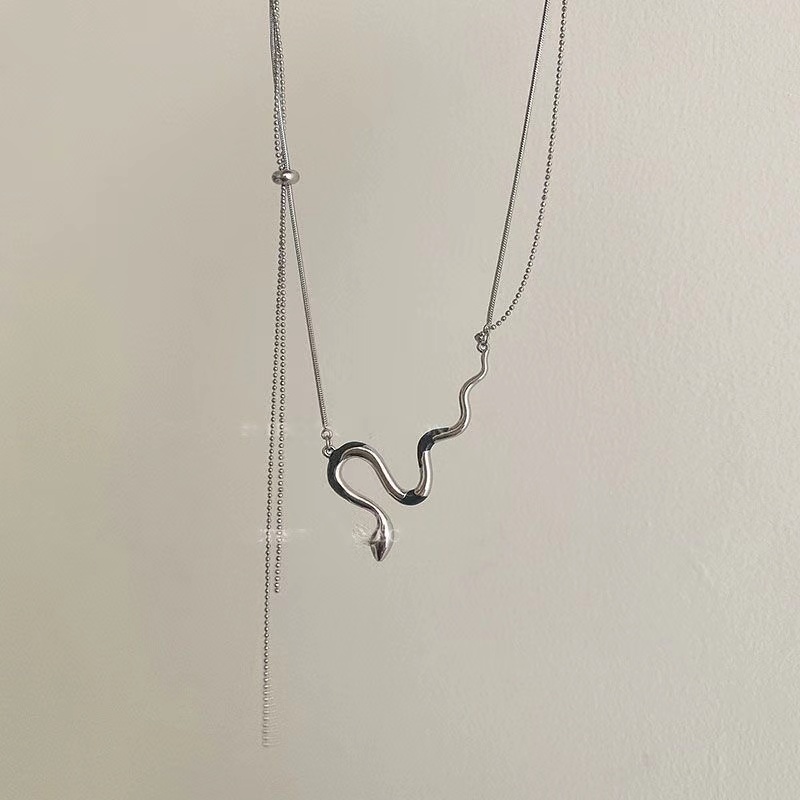 Vòng cổ choker iF YOU mặt hình rắn cổ điển thời trang thanh lịch cho nữ