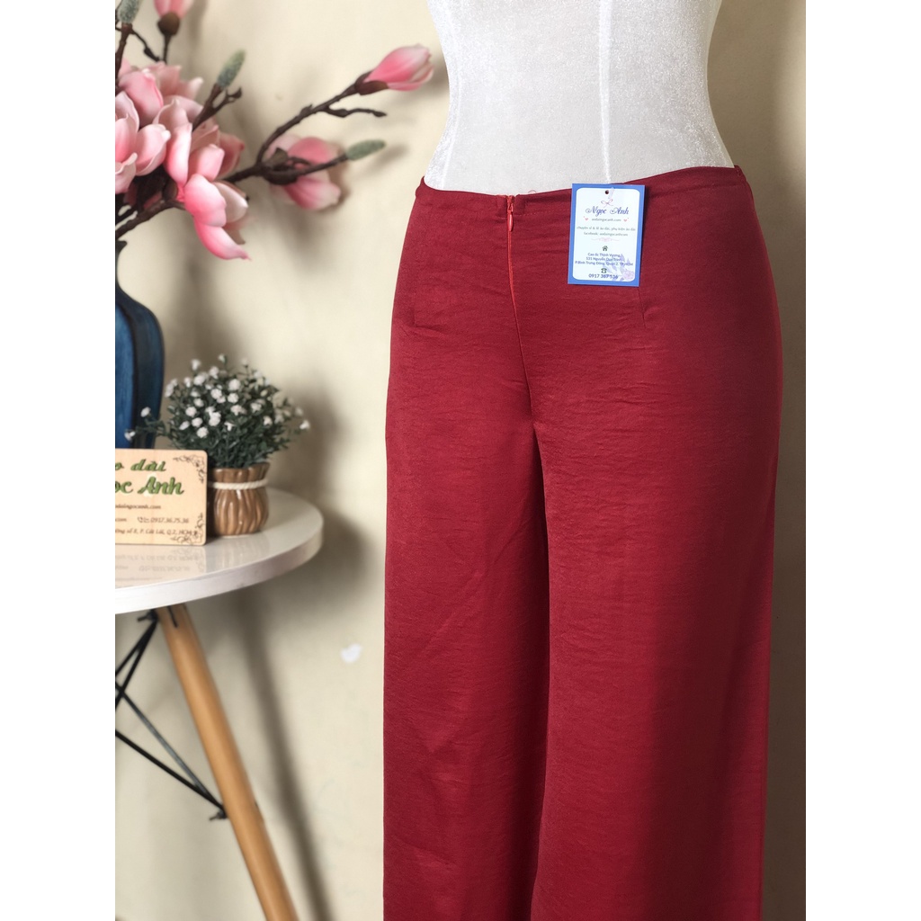 Quần mặc áo dài may sẵn - form đẹp - lụa tây thi | BigBuy360 - bigbuy360.vn