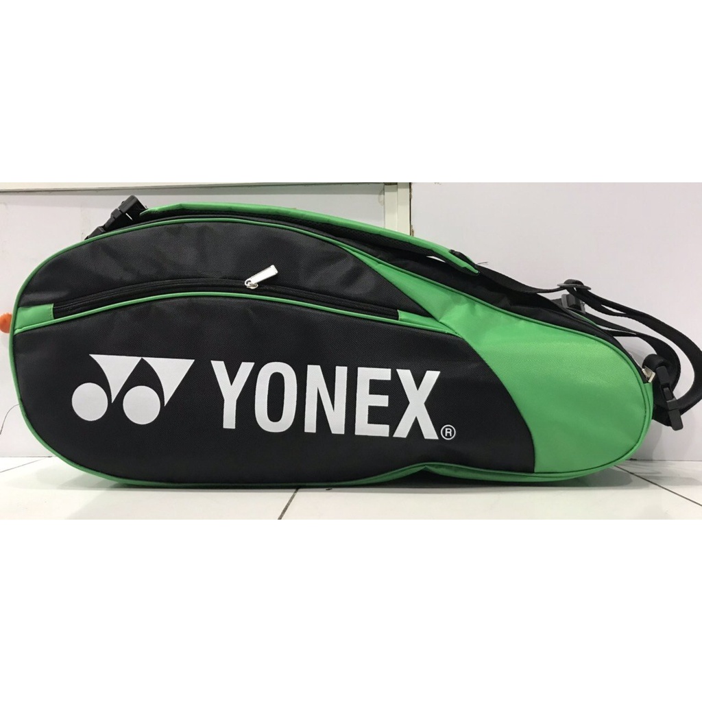 Túi bao đựng vợt cầu lông Yonex.x 2 ngăn 1 quai xách có chữ ép nổi nhiều màu lựa chọn