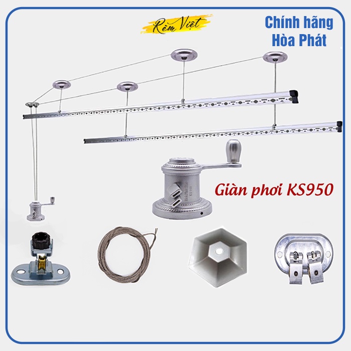 (CHÍNH HÃNG) Giàn Phơi Thông Minh Hoà Phát Siêu Bền KS950