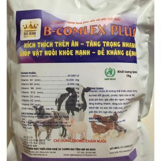 BCOMPLEX PLUS cho chó, lợn, gà, vịt, ngan, cút...