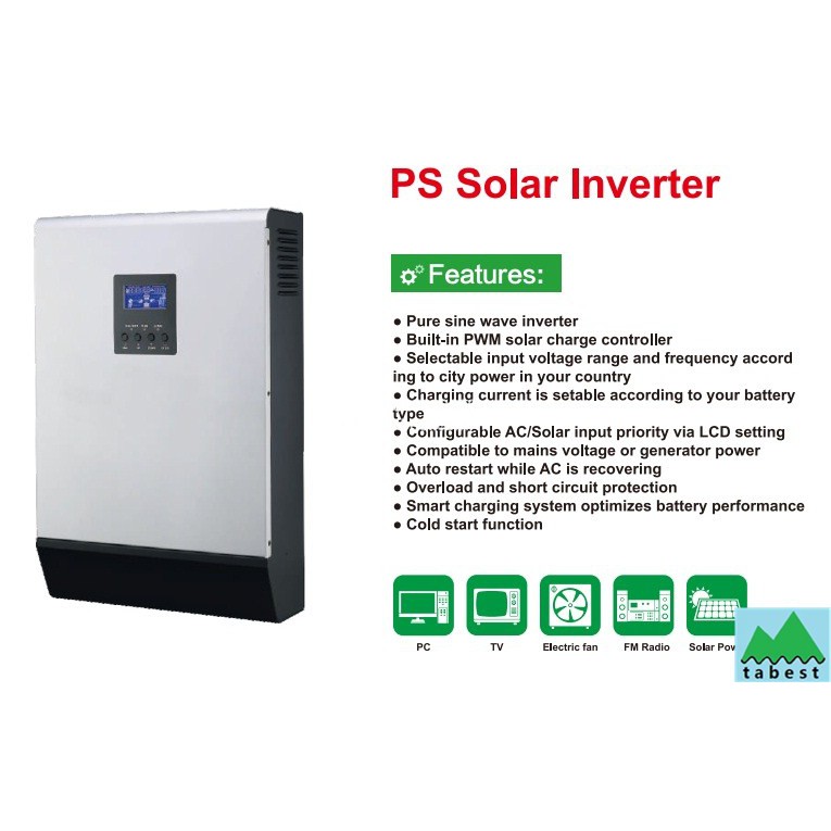 Inverter điện mặt trời hệ độc lập 24V, 3KVA ( Hybrid inverter)