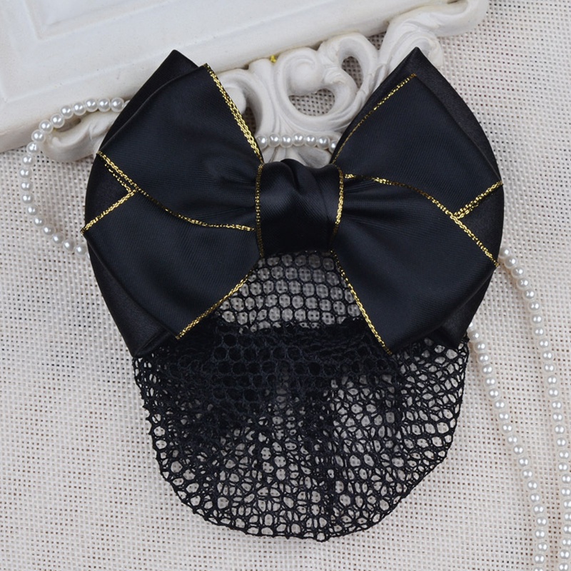 Kẹp Tóc Đính Nơ Lưới Chuyên Nghiệp Cho Nữ