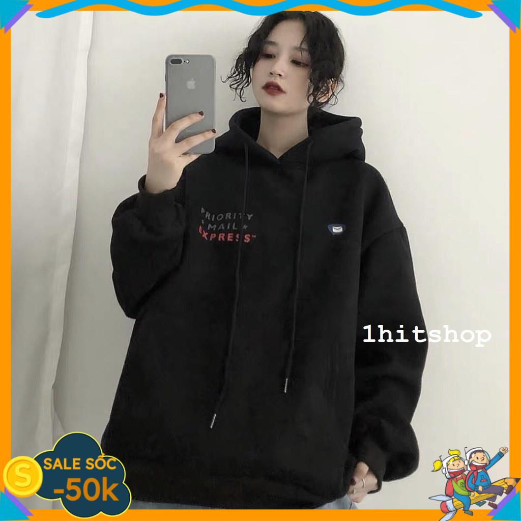 Áo Hoodie nữ HT62, Áo sweater unisex form rộng Như Nguyệt Fashion
