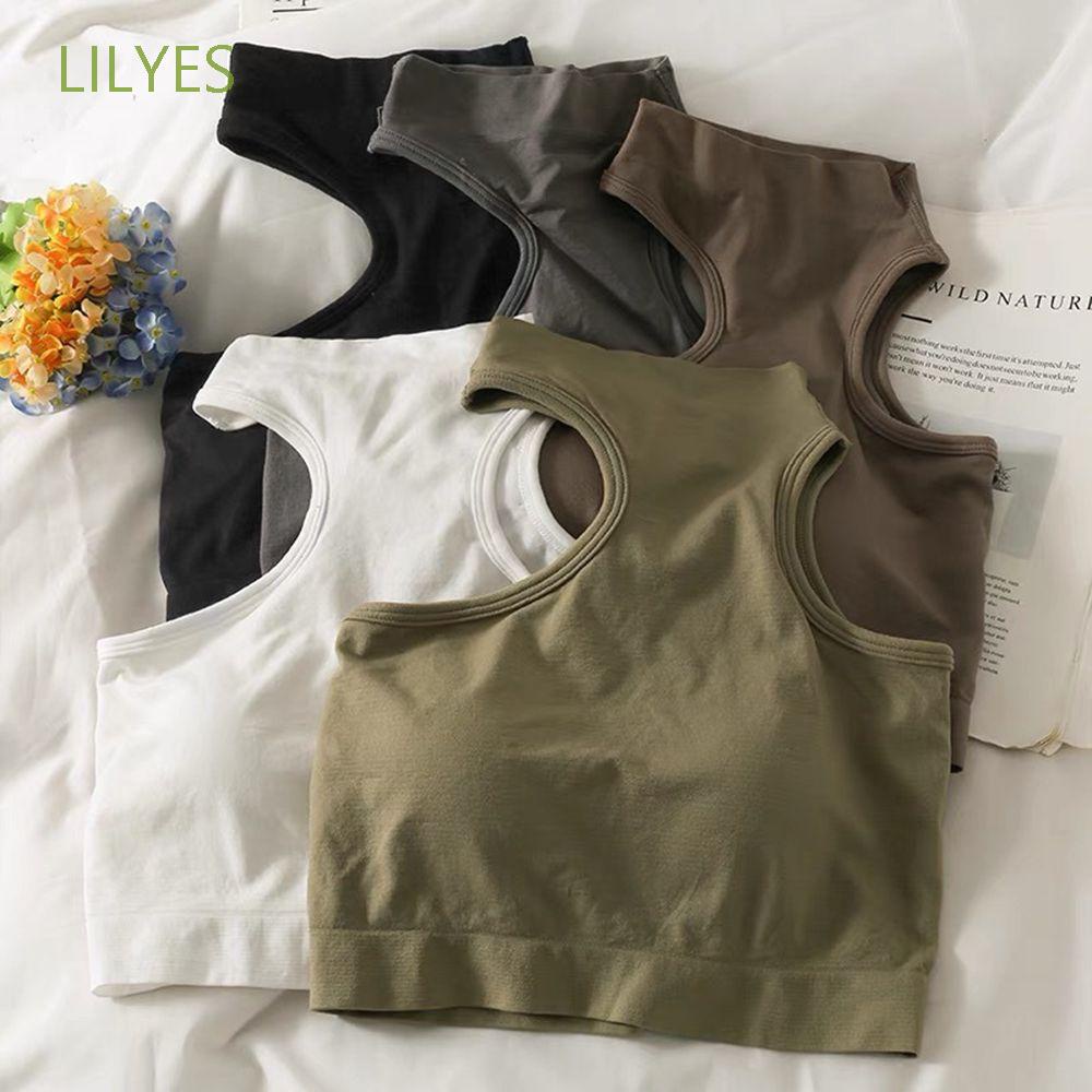 Áo croptop ba lỗ không tay nhiều màu sắc kiểu dáng quyến rũ phong cách Hàn Quốc cho nữ