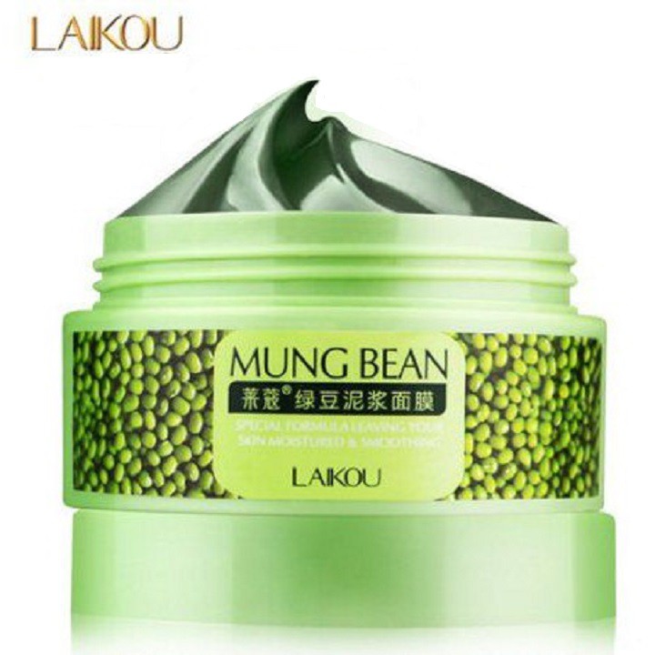 Mặt nạ bùn đậu xanh Laikou Mung Bean Mud Mask