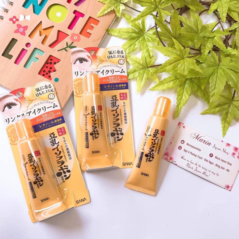 (MiNi) Kem dưỡng mắt Sana Nameraka Wrinkle Eye Cream Nhật Bản chính hãng | BigBuy360 - bigbuy360.vn