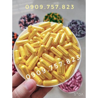 Lẻ 1 viên nhộng vàng trộn kem