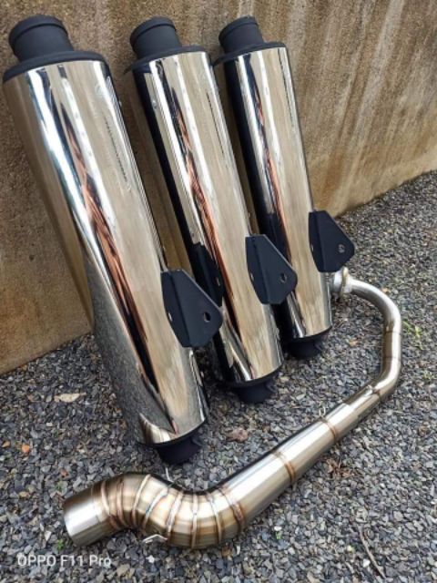 Pô CBR và cổ 2 khúc cho xe thể thao