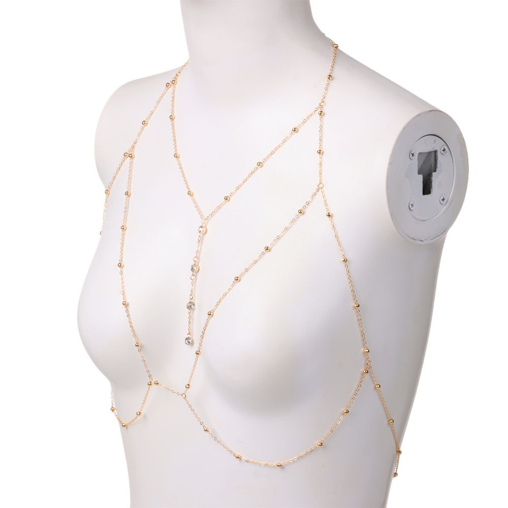 Chuỗi dây đeo ngực phối trang phục bikini thời trang quyến rũ cho nữ