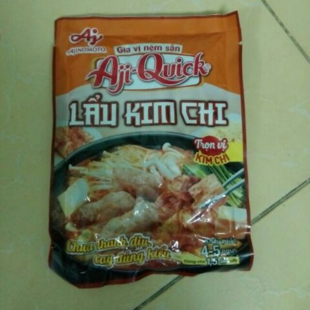 combo 23 gói Gia Vị Nêm Sẵn Lẩu Kim Chi Aji Quick Ajinomoto Gói 46G