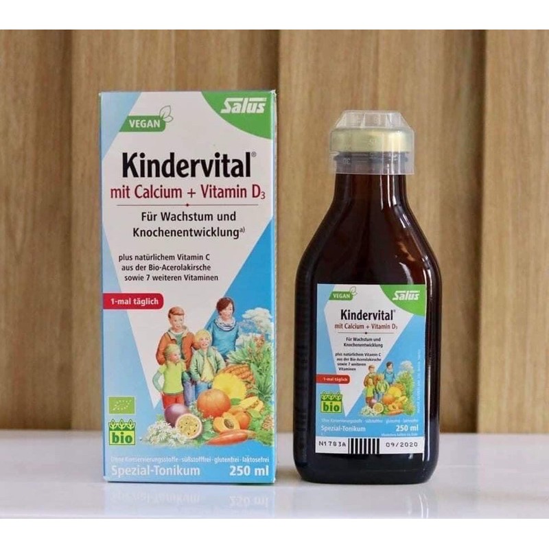 Dung dịch Canxi +D3 Kindervital - Salus