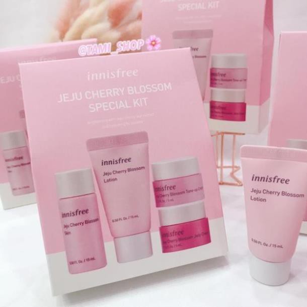 [ MINI ] SET DƯỠNG DA INNISFREE CHERRY BLOSSOM SPECIAL KIT