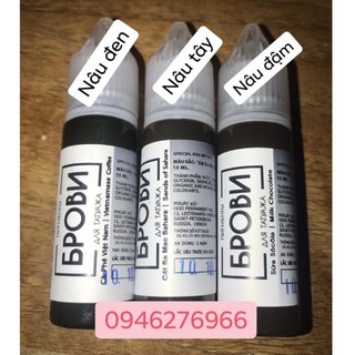 MỰC MÀY BROVI TIẾNG VIỆT CHÍNH HÃNG
