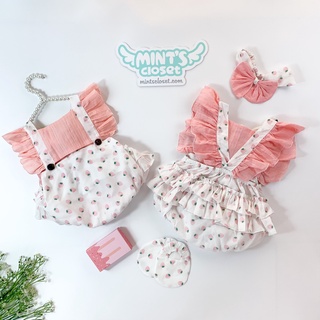 Bodysuit họa tiết cánh tiên kèm phụ kiện size sơ sinh 1 2 tuổi MINTSCLOSET Mint's Closet - BS6027 - BS6071 - BS6072