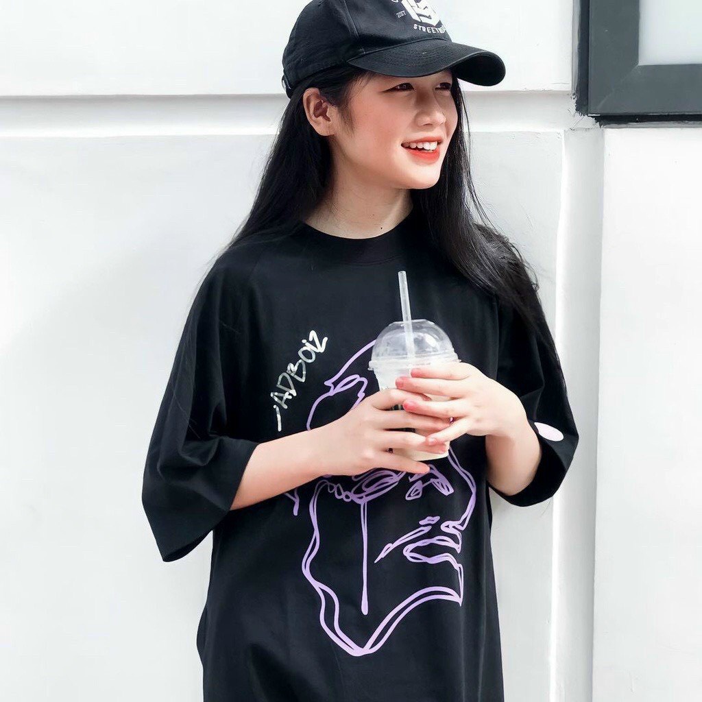 ÁO THUN UNISEX TAY LỠ FORM RỘNG CÓ SIZE TỚI 80KG