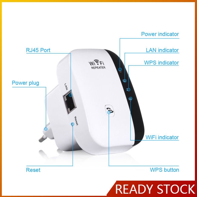 300Mbps Wifi Repeater Wireless-N 802.11 AP Router Extender Signal Booster | BigBuy360 - bigbuy360.vn