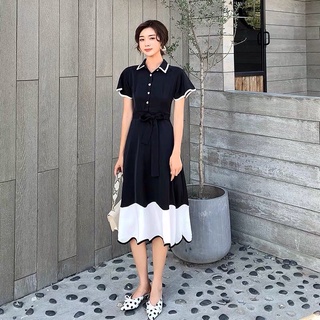 Đầm phối siêu lịch sự nhé Mã ĐP0037